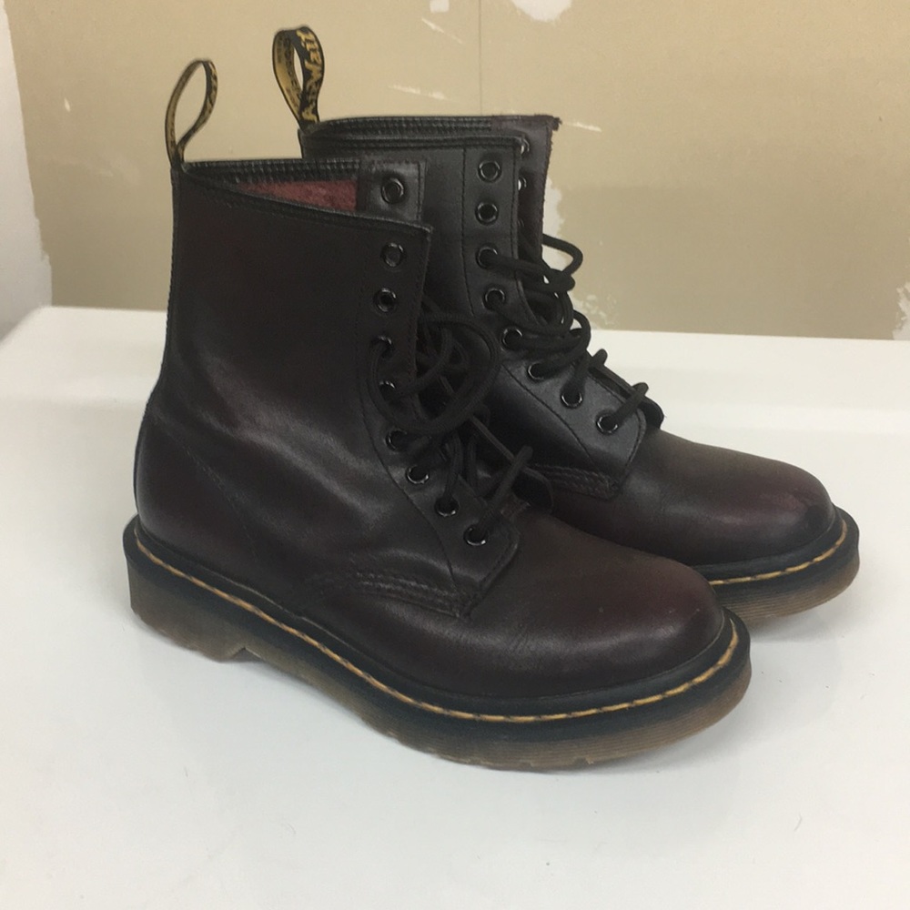 Reddish Brown Dr. Martens boots